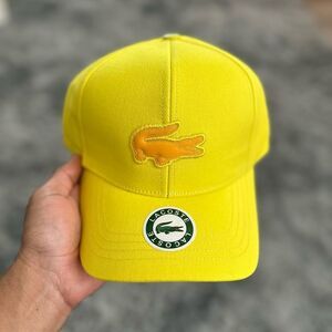 🐊 Lacoste Yellow Cap UNISEX